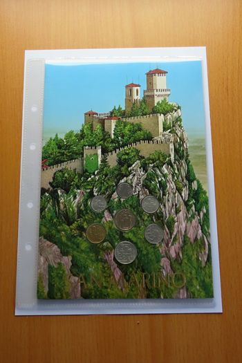 San Marino vintage original coins set