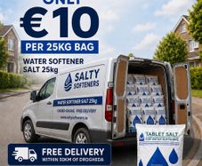 Grade A Water Salt Softener 25kg 10 Euro Free Delivery