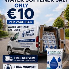 Grade A Water Salt Softener 25kg 10 Euro Free Delivery