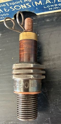 Vintage KLG 690LR Spark Plug in Original Box