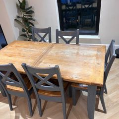 Solid wood table & chairs
