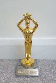 Best Actress Oscar Trophy From Universal Studios Spain