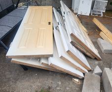 Solid wood doors