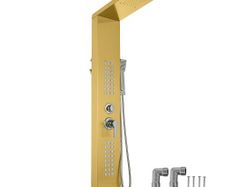 5 in 1 Shower Tower Panel Stainless Steel Wall Mounted Panel Rainfall Massage Jets Waterfall Bathroom Shower Tower (FREE SHIPPING)