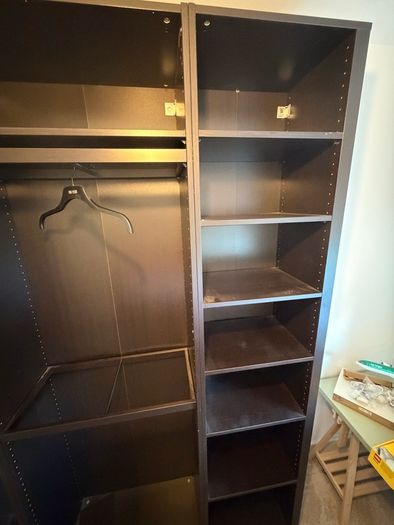3 Ikea Pax wardrobes