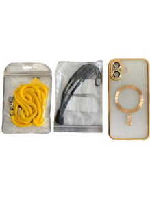 Phone Bundle Lanyard Wrist Strap  Magnetic Case iPhone 13 Pro Max to 16 pro | Brand New