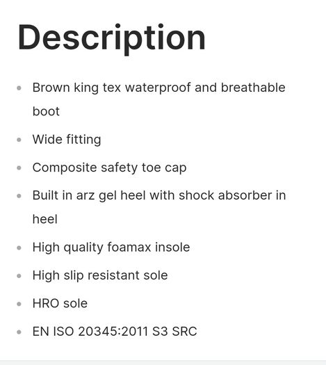 safey boots