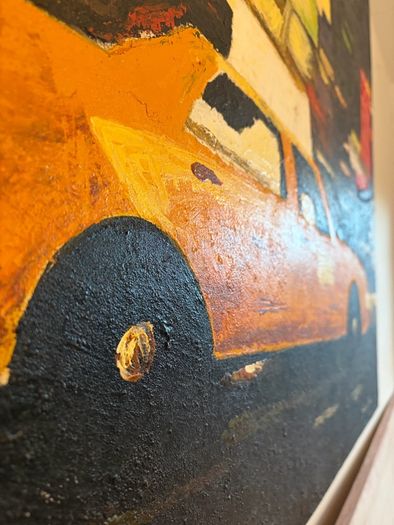 Stunning contemporary hand painted canvas