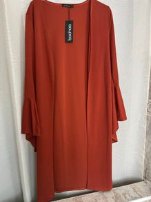 New Rust Longline Jacket