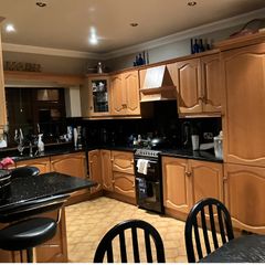 Solid oak kitchen doors