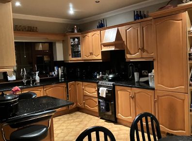 Solid oak kitchen doors