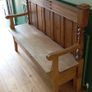 Solid Oak Bench Image 2
