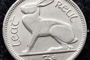 [#349] - Ireland 1934 | Irish 3d | Three Pence | Hare | KM.4 | High Grade