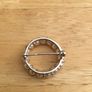 18ct White Gold Omega Pearl Brooch Image 3