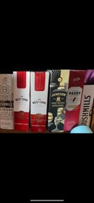 Whiskey Jameson powers paddy jack Daniels display collection boxes