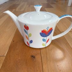 Aynsley Jardin flower stem teapot, milk jug and sugar pot