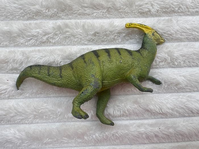 1988 Carnegie Collection Safari Parasaurolophus Dinosaur approx. 12.5 cm. Used Please see photos