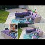 large rattan corner garden dining set Image 2