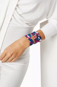 Bvlgari silk wrap bracelet