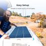 100W Solar Panel 12 Volt High-Efficiency Monocrystalline Module PV Power for Motorhome, Boat, Caravan, Campervan and Off-Grid Applications (FREE POSTAGE) Image 3