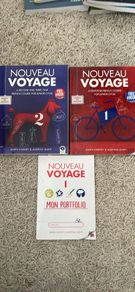 Junior cert French 1st, 2nd and 3rd year textbooks and workbook