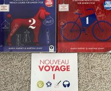 Junior cert French 1st, 2nd and 3rd year textbooks and workbook