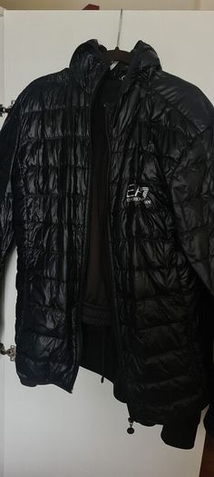 EA7 Core Hooded Down Jacket and tracksuit