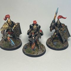 Adeptus Custodes 3x Custodian Guard Warhammer Painted Combat Patrol