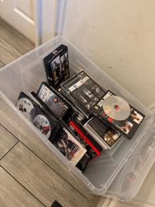Box of DVD's