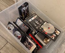 Box of DVD's