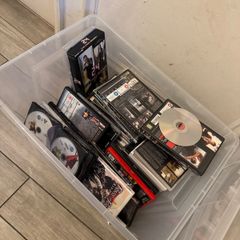 Box of DVD's