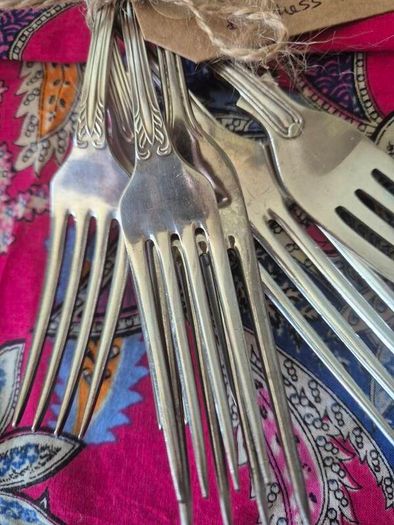 Silver plated 6 forks