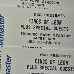 4 x Kings of Leon, Thomond Park Limerick
