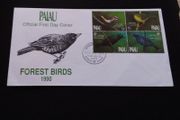 Palau : First Day Cover 1990 - Forest Birds