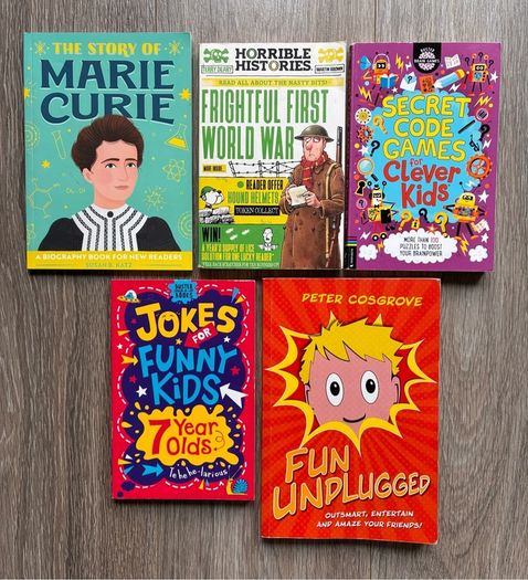 Clever & Funny Kids Book Bundle (5 Books - Age 7+)