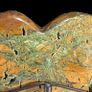 Exquisite Polished Green Smithsonite Heart on Custom Display Stand (21.3 x 15 x 8cm) - Natural Stone Image 9