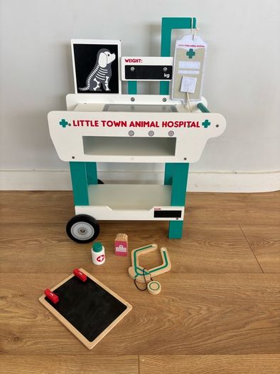 Wooden animal hospital