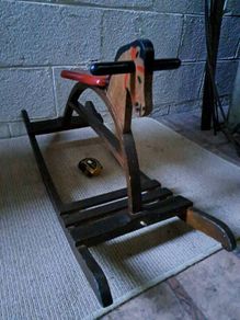Vintage Mid 20th-Century Childs Toy Rocking Horse