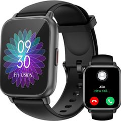Smart Watch Answer Dial Call,Smart Watches for Women Men HD Touch Screen Fitness watch with SpO2-Monitor Heart Rate Sleep Monitor Pedometer Watch Multi Sports Mode for Android iOS
