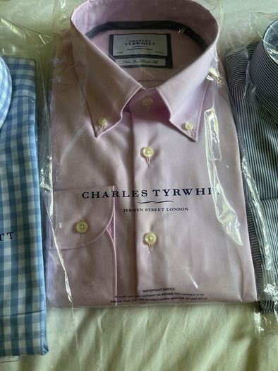 New Charles Tyrwhitt shirts non iron classic style. Size XL.