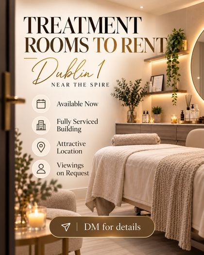 Private Beauty Treatment Rooms To Rent  Dublin 1