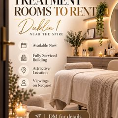 Private Beauty Treatment Rooms To Rent  Dublin 1