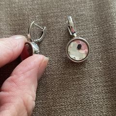 silver earrings