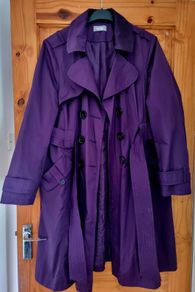 Wallis plus size trench coat