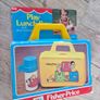 Vintage 1979 Fisher-Price #638 Play Lunch Box NOS Unopened Original Box RARE Image 2