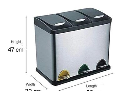 Triple waste Bin