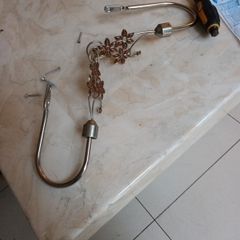 Metal Silver Embellished Curtain Tie Backs.