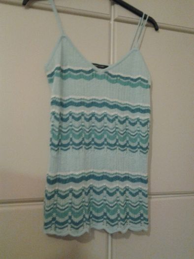 Strappy Top - Blue Stripes - Size 14