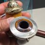Antique Carved Meerschaum Pipe With Ornate Silver Mounts Image 7