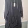 Womens COS black dress shiny silky  polyester modal blend Size UK 14 EU 40 Brand new BNWT Image 5